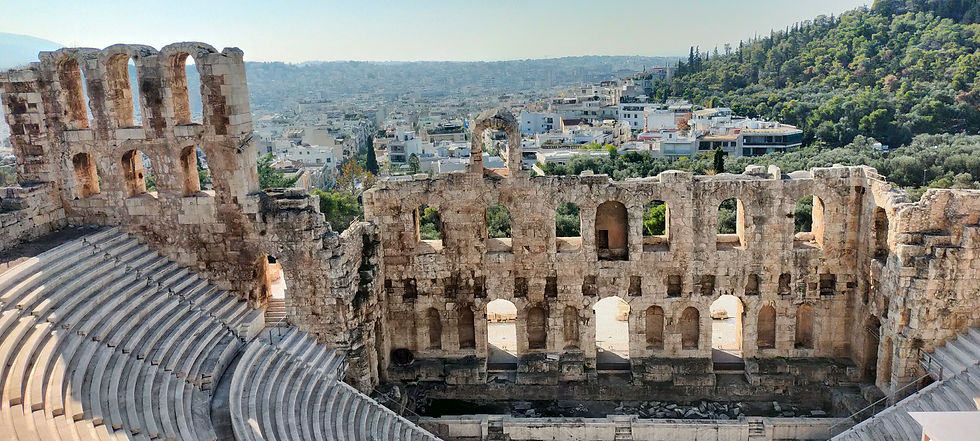 Théâtre romain à Athènes, "l'Odéon d'Hérode Atticus"