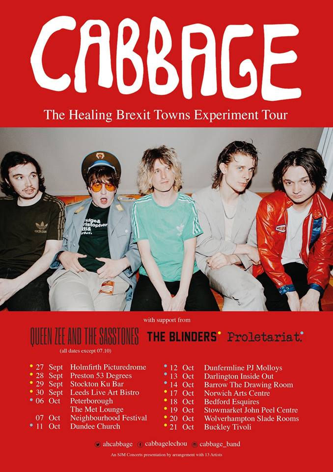 CABBAGE announce UK 'town' tour.