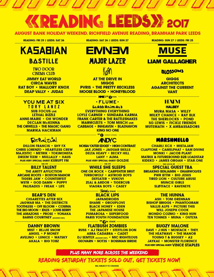 Liam Gallagher and more added to Reading and Leeds line up.