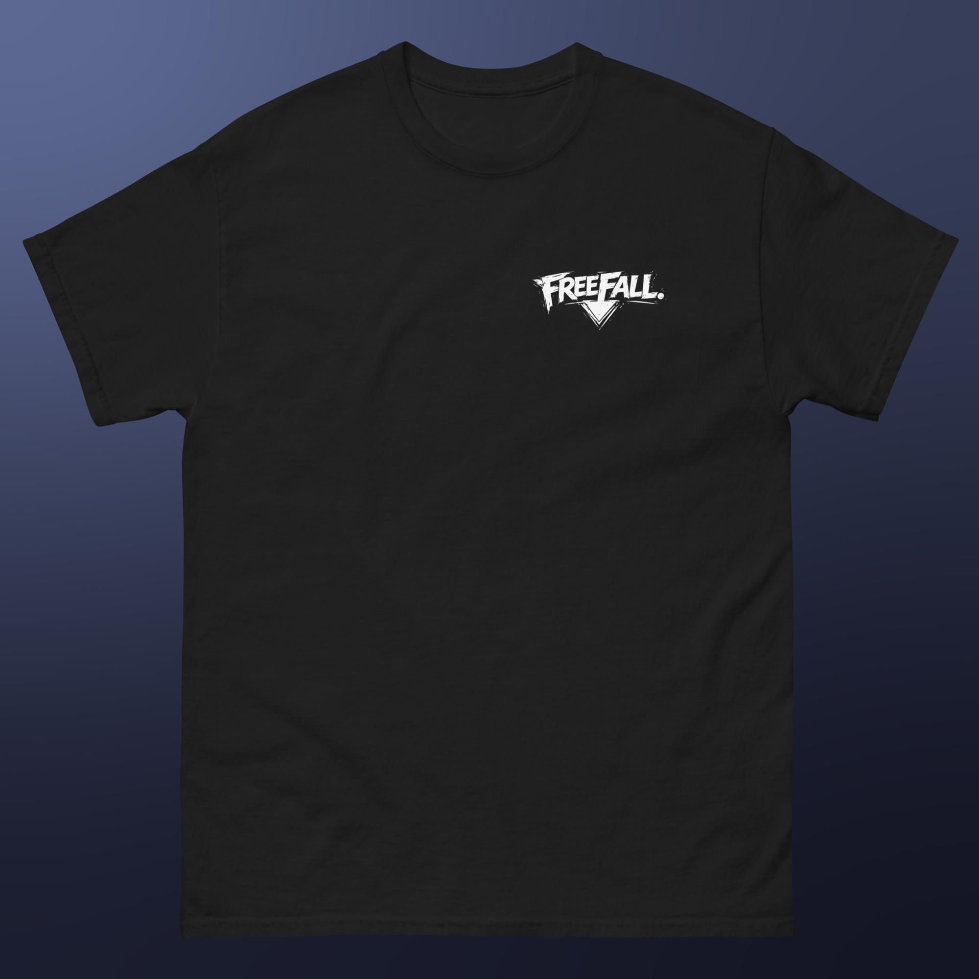 FreeFall. Logo Unisex T Shirt (Black)