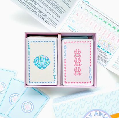 Play Away Mahjong - Beach Playing Card Deck