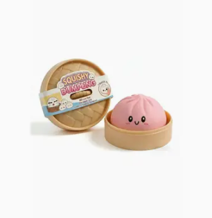 Pink Glitter Cute Squishy Dumpling