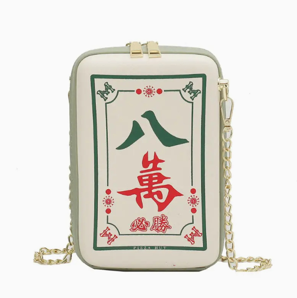 Eight Mahjong Crossbody Purse