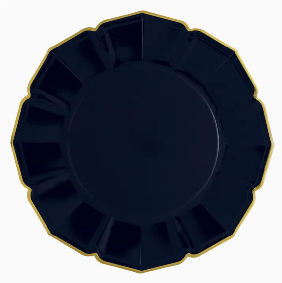 Navy Dinner Plates s/8 - EID