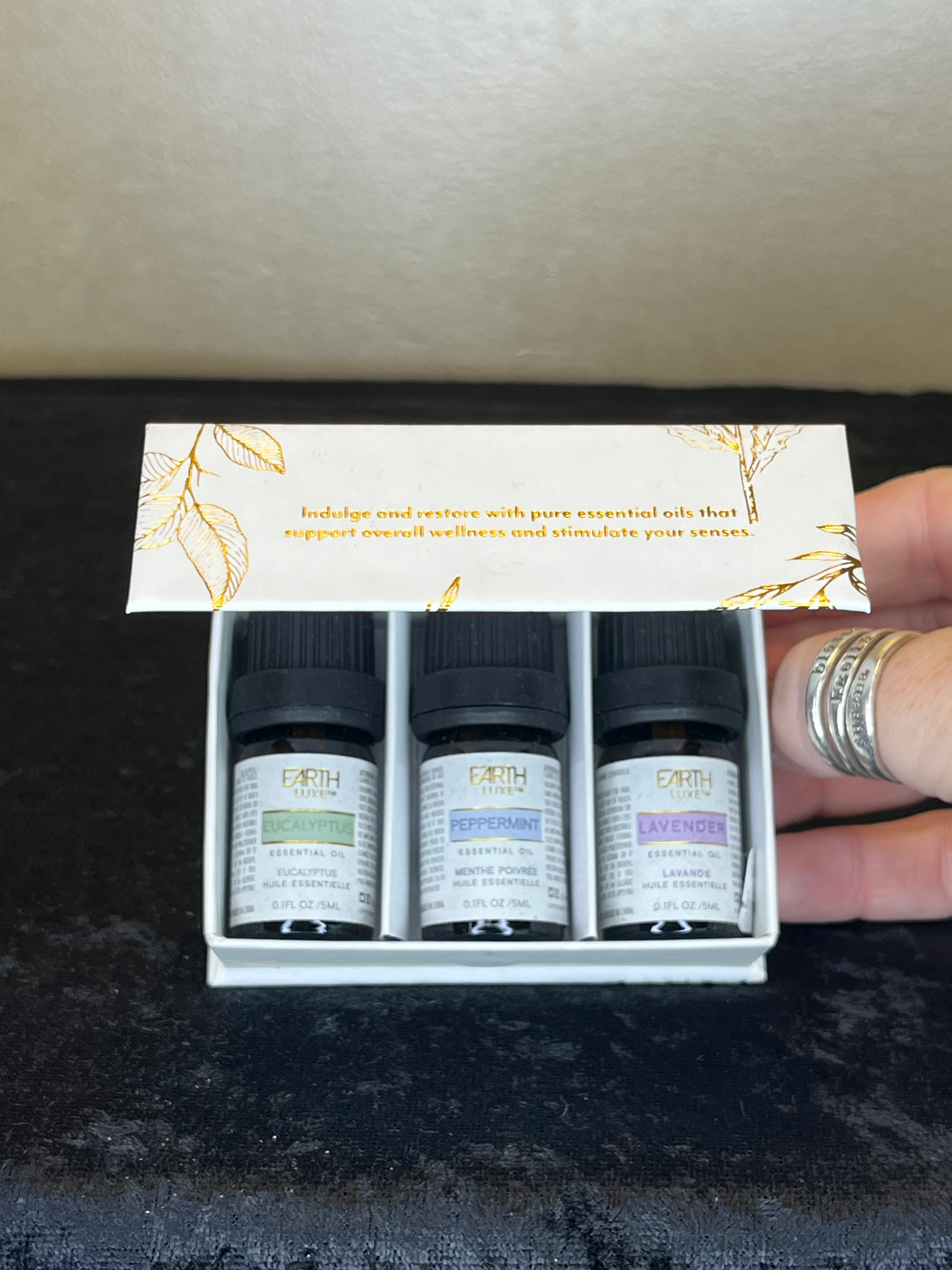ESSENTIAL OILS: Trio-Eucalyptus, Peppermint, Lavender