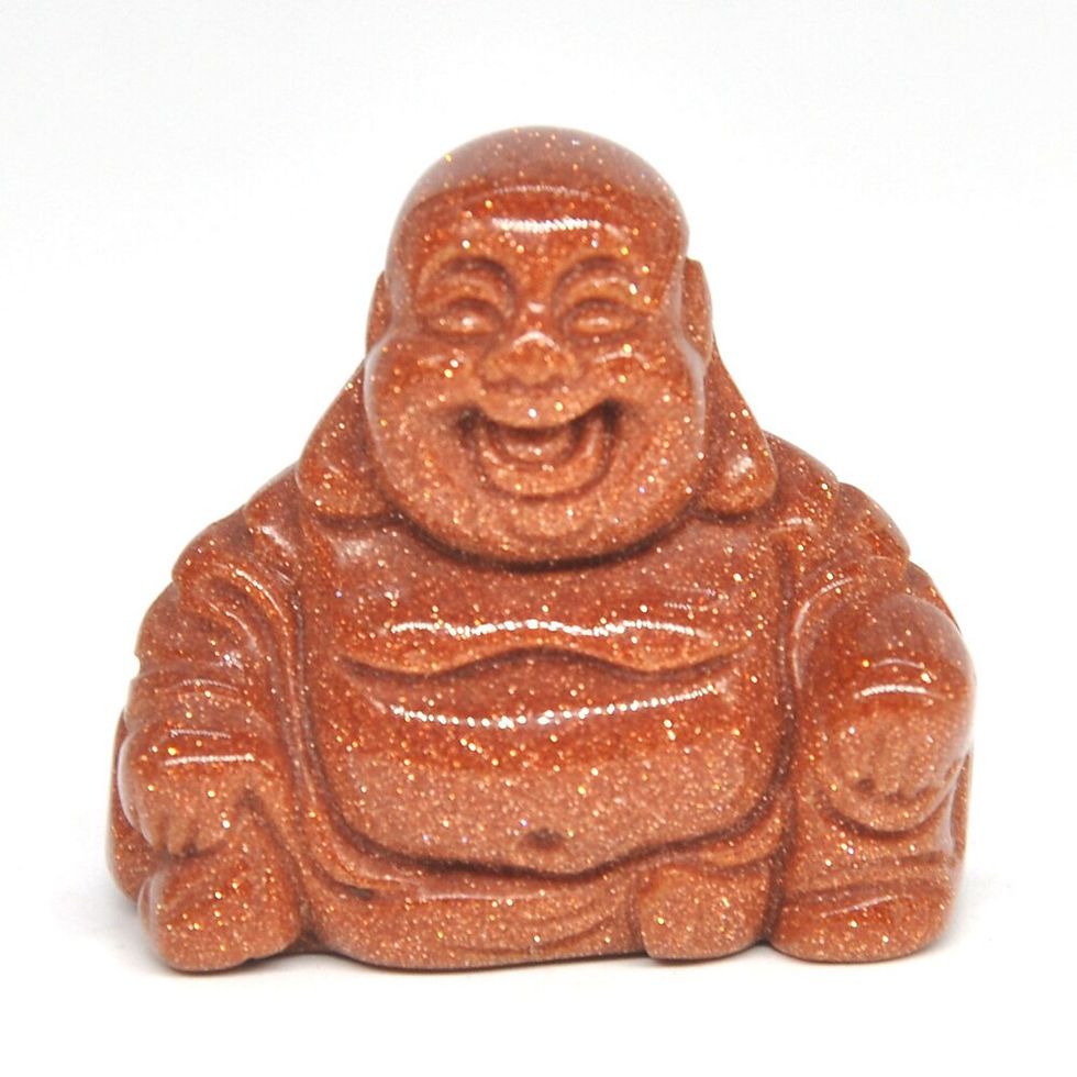 Thumbnail: 1.2" cm Crystal Chakra Buddha Statues
