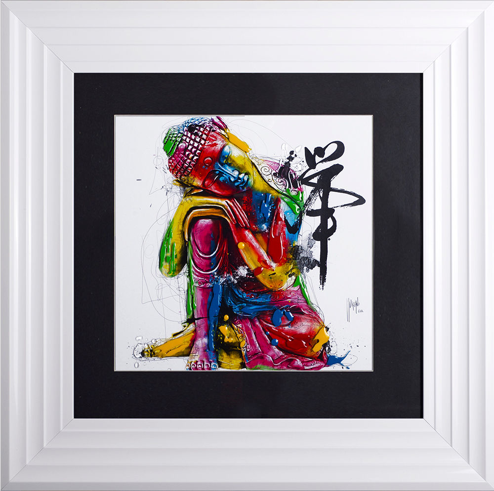 Framed Patrice Murciano 'Buddha' Feng Shui Artwork