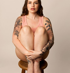 Model with Tattoos
