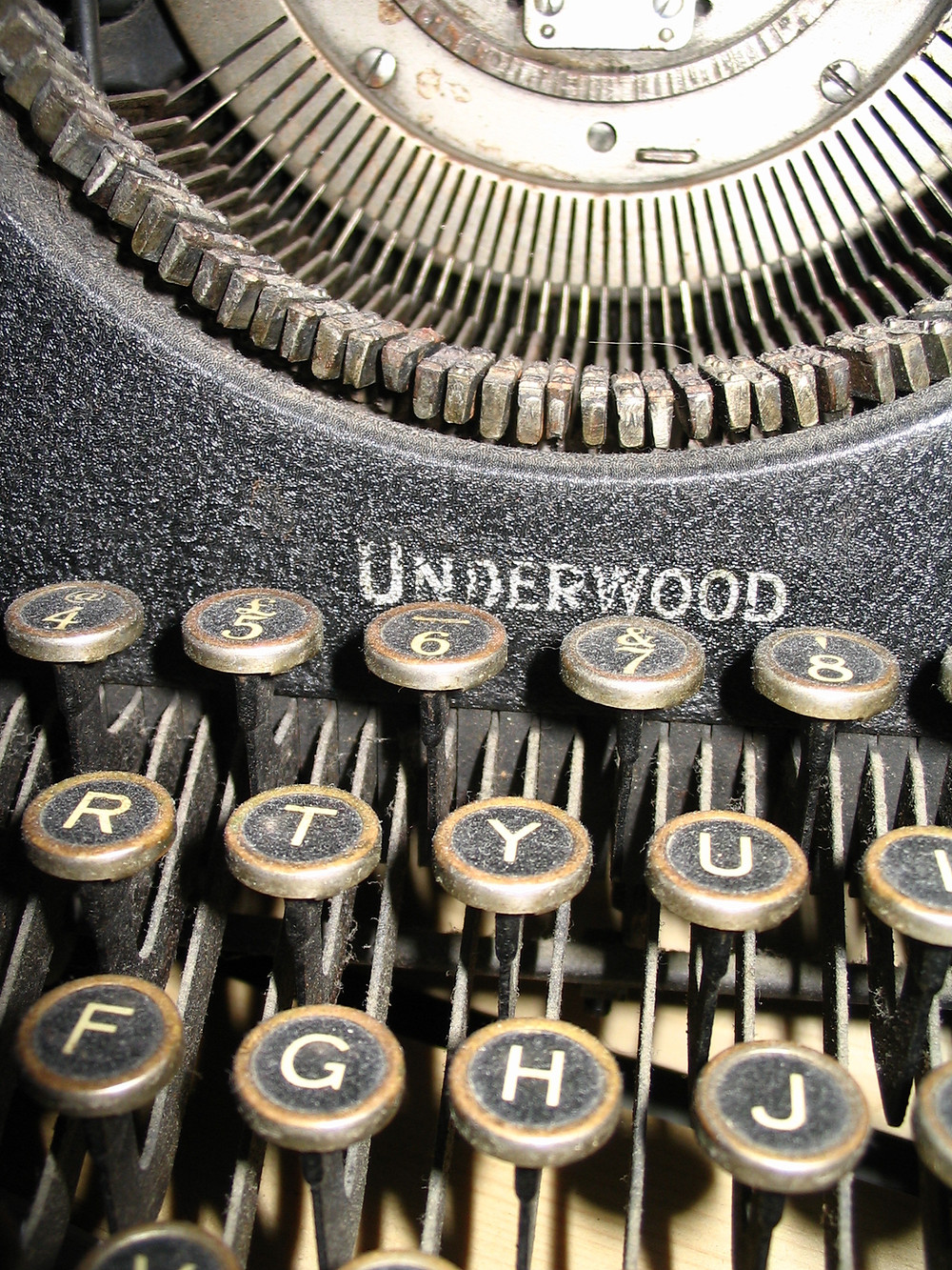 vintage Underwood typewriter