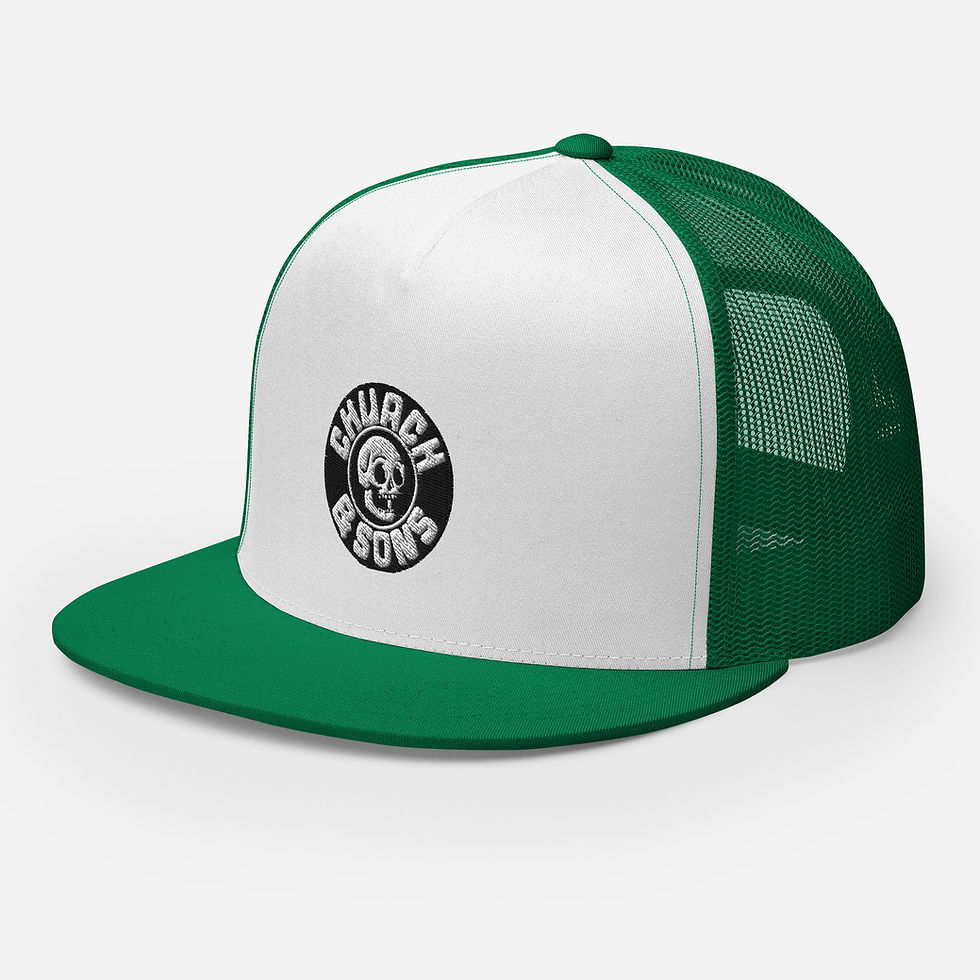 Thumbnail: Skull Runner Trucker Hat