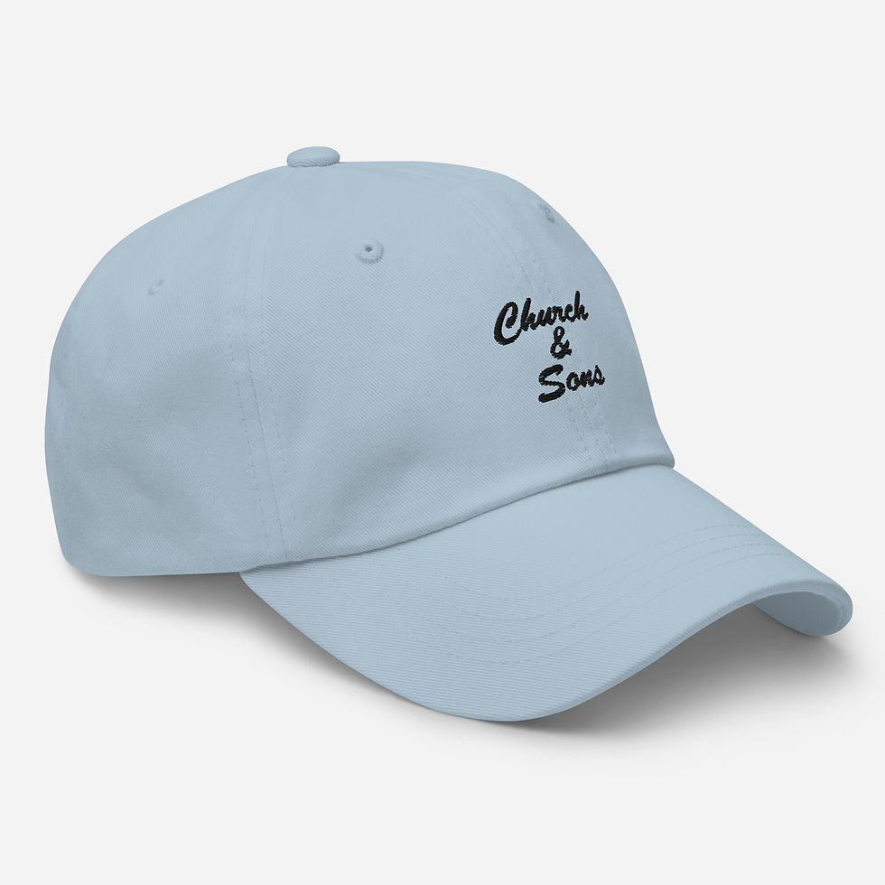 Thumbnail: Cursive Stitch Baseball Hat