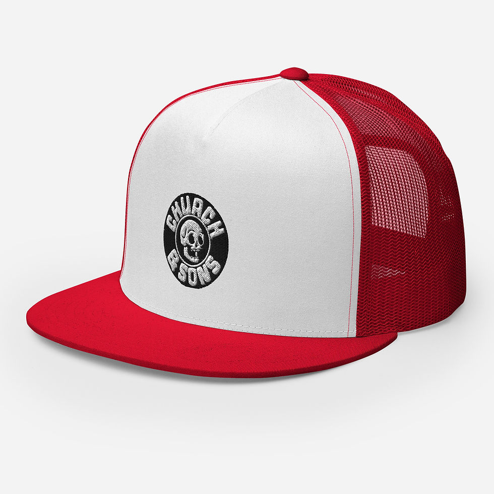 Thumbnail: Skull Runner Trucker Hat