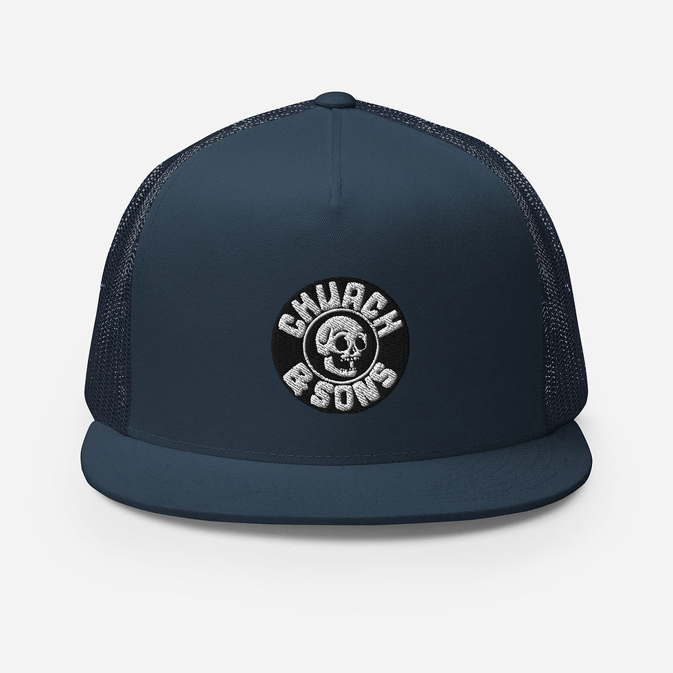 Thumbnail: Skull Runner Trucker Hat