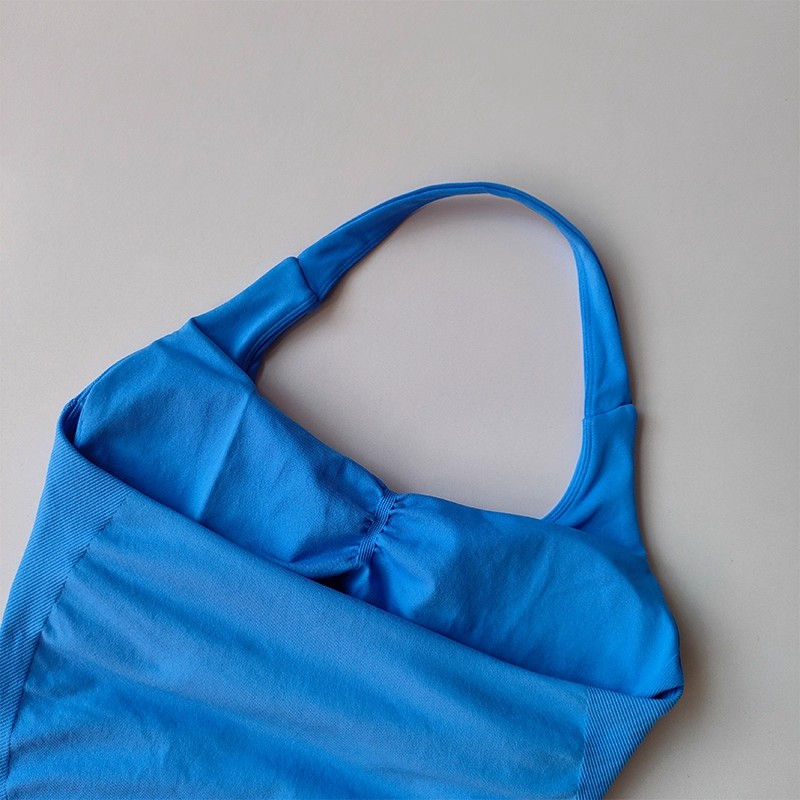 Miniatura: Top Esportivo Feminino Halter para Yoga e Corrida – Sustentação e Conforto