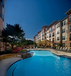 Ashwood pool and fireplace