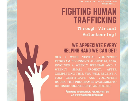 Our 2nd Virtual Volunteer Webinar Series Has Begun...