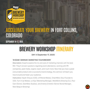 Craft Beer & Brewing: The Brewery Workshop