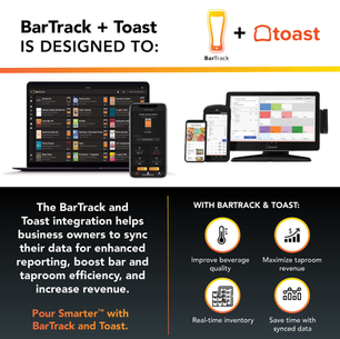 BarTrack Announces a New Integration with the Toast Platform
