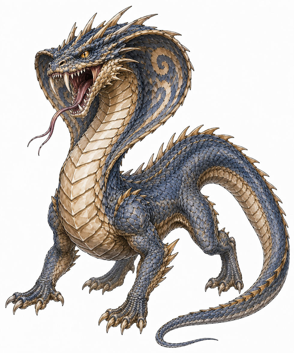 Venomous fierce dragon