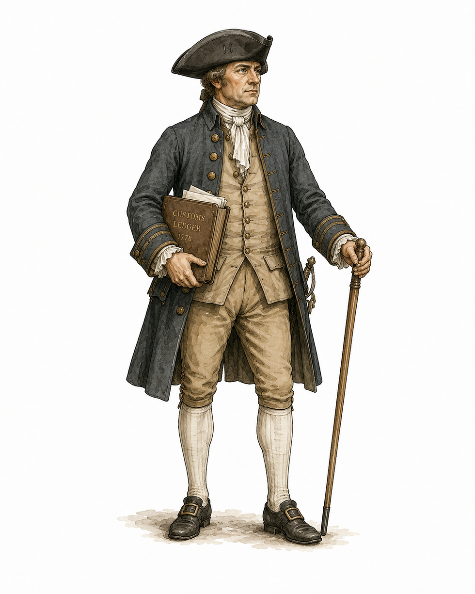 18th-century British customs officer