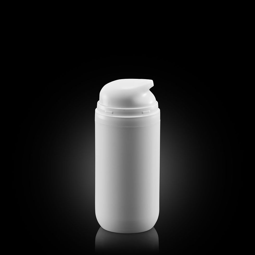 Thumbnail: side view 120ml Airless Pump Bottle PP Material Skincare Containers