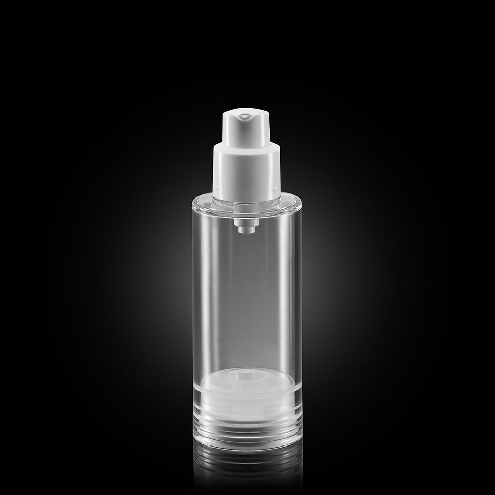 Thumbnail: 50ml Airless Pump Bottle PET Material Skincare Containers