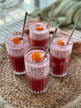 ארבע כוסות קוקטייל קיץ