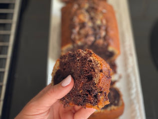 עוגת שיש עם שוקולד צ'יפס