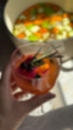 סנגריה קרה וקרח בסטייל