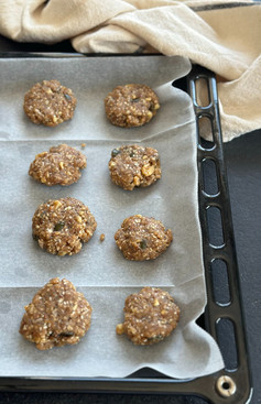 עוגיות בריאות לפני אפיה