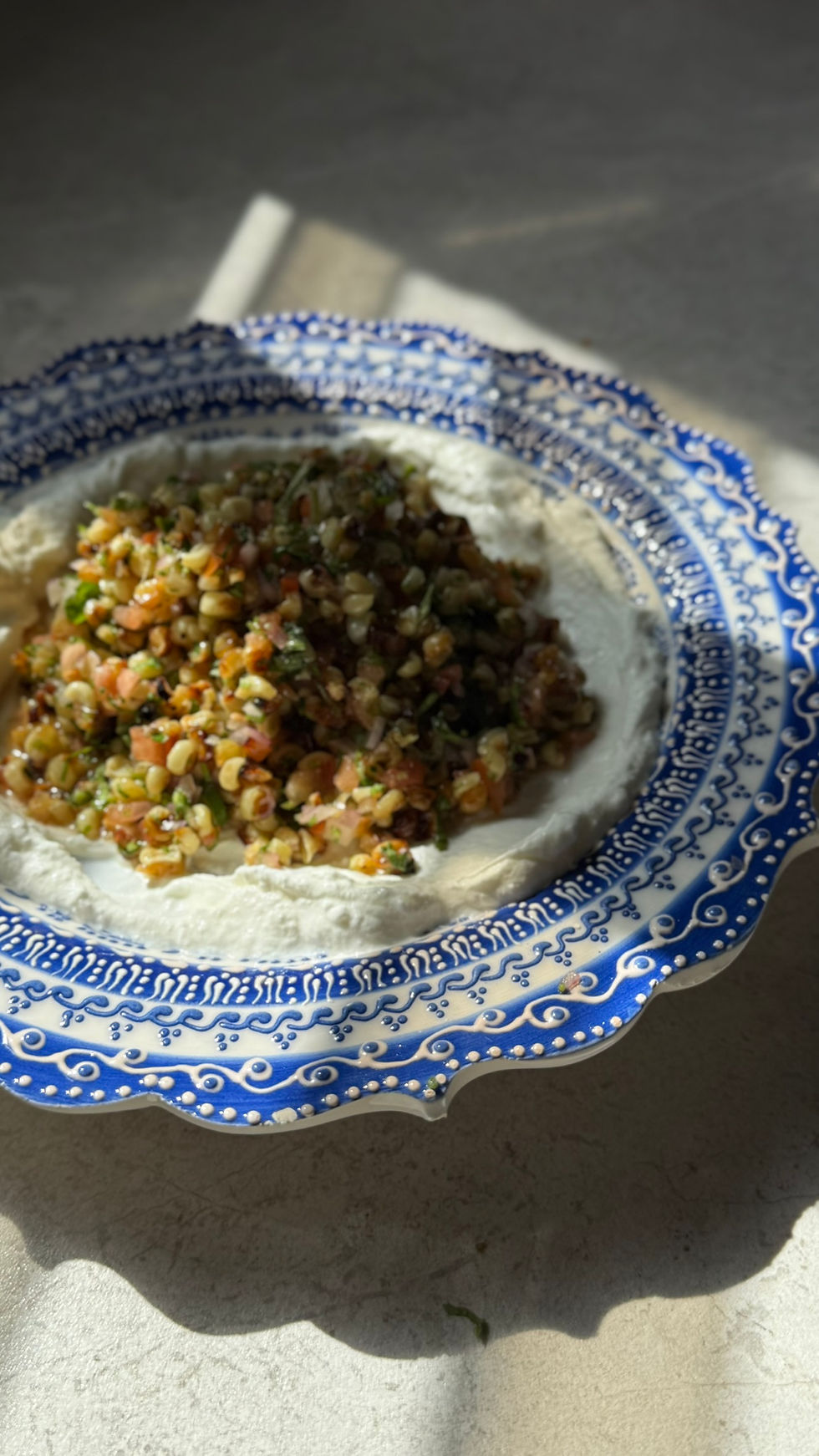 תירס חרוך בטאבון