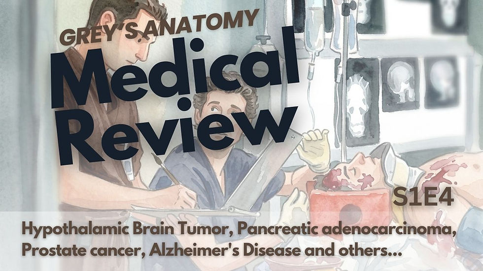 Derek examines a patient with nails embedded in his head.