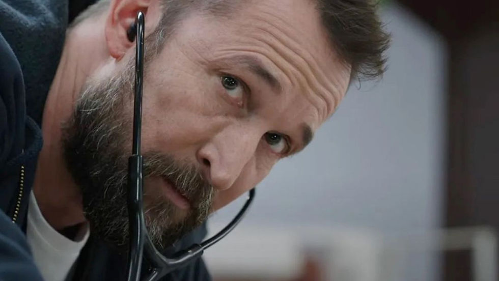 Close-up of Noah Wyle as Dr. Daniel Grant, emphasizing the detailed approach to "The Pitt" Season 2 authenticity.
