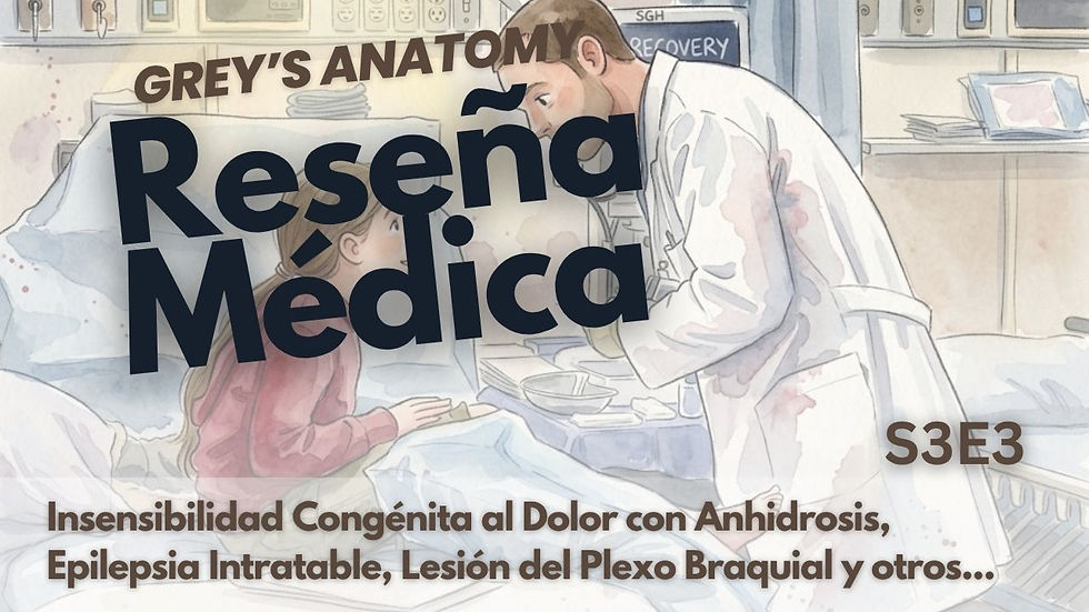 Alex tratando a una niña.