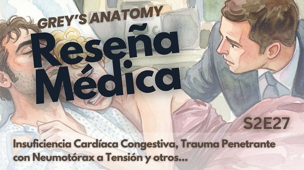 Izzie yace junto a un Denny fallecido.