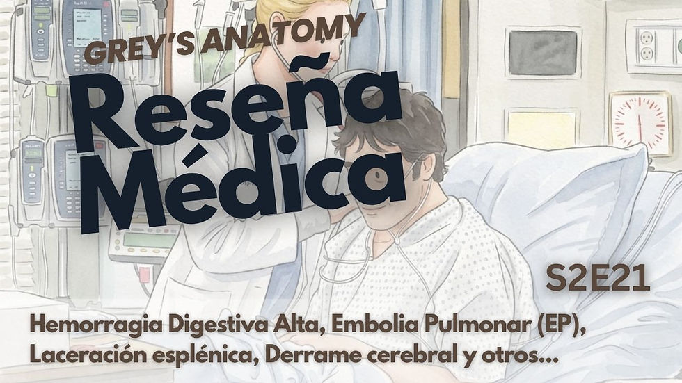 Izzie examina a Denny Duquette.