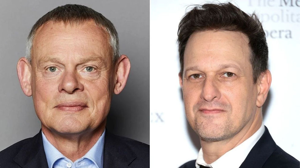 Martin Clunes, el Doc Martin original, junto a Hank Azaria, protagonista del esperado remake estadounidense, Best Medicine.