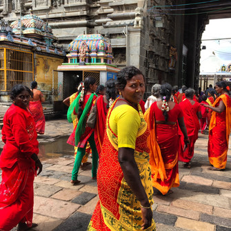 Temple devotees