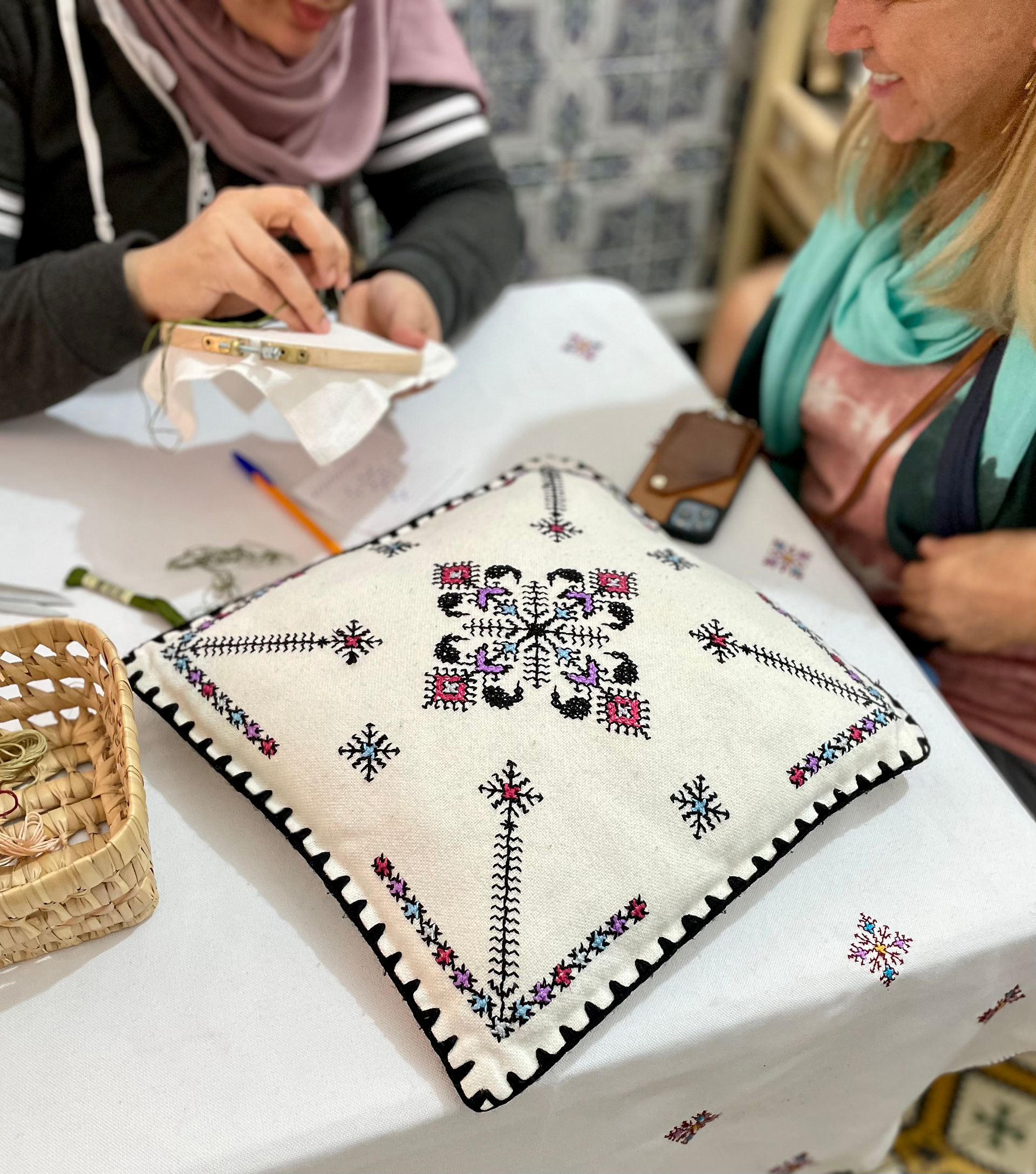 Workshop, Fassi embroidery