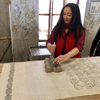 Resist blockprinting