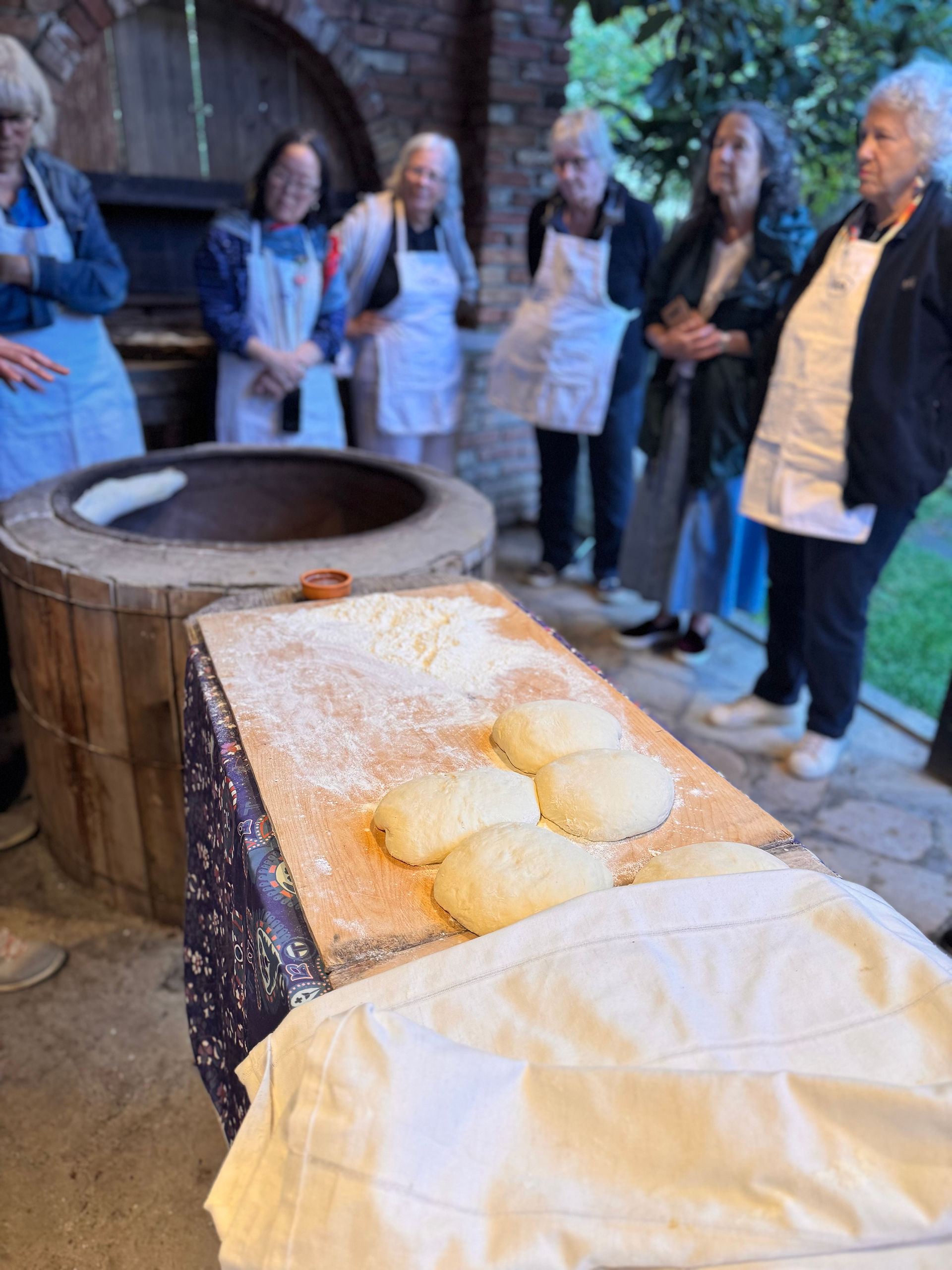 Georgian flatbread and churchkela 