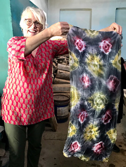 Silk Tie Dyeing