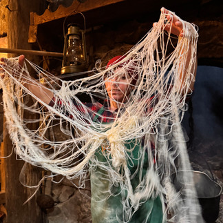 Not a textile. Cheese!