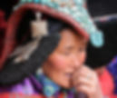 Traditional bridal headwear, Ladakh