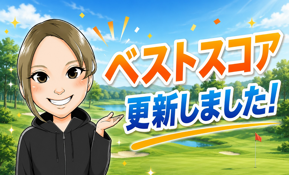 愛鷹シックスハンドレッドクラブで自己ベスト更新!
