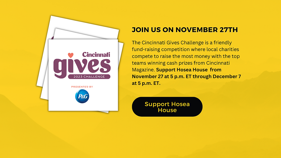Hosea Helps: Join Us for Giving Tuesday, Cincinnati Gives, and Discover Our New Video Series!