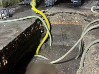rottura di una condotta idrica