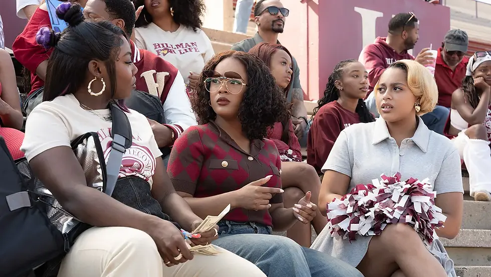 From left: Alijah Kai, Maleah Joi Moon and Kennedi Reece in TV show 'A Different World.'