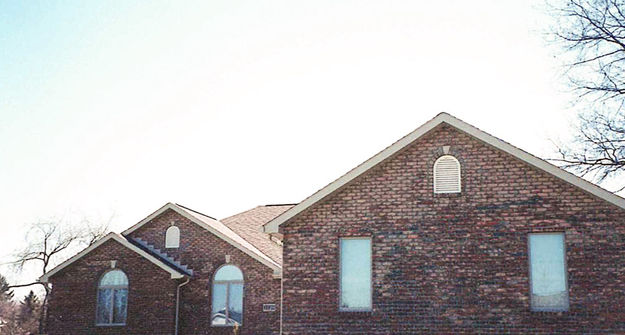 Before staining ruined bricks