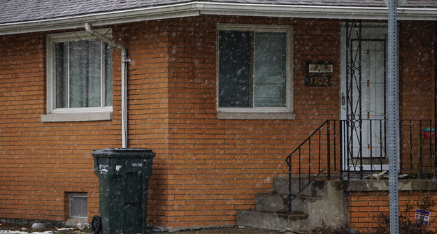 Exterior brick stain